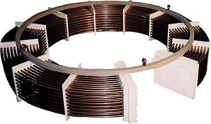 Guide and thrust bearing oil coolers
