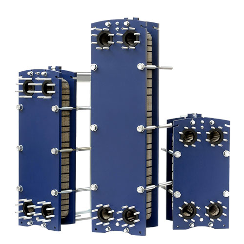 Gasketed plate and frame heat exchangers